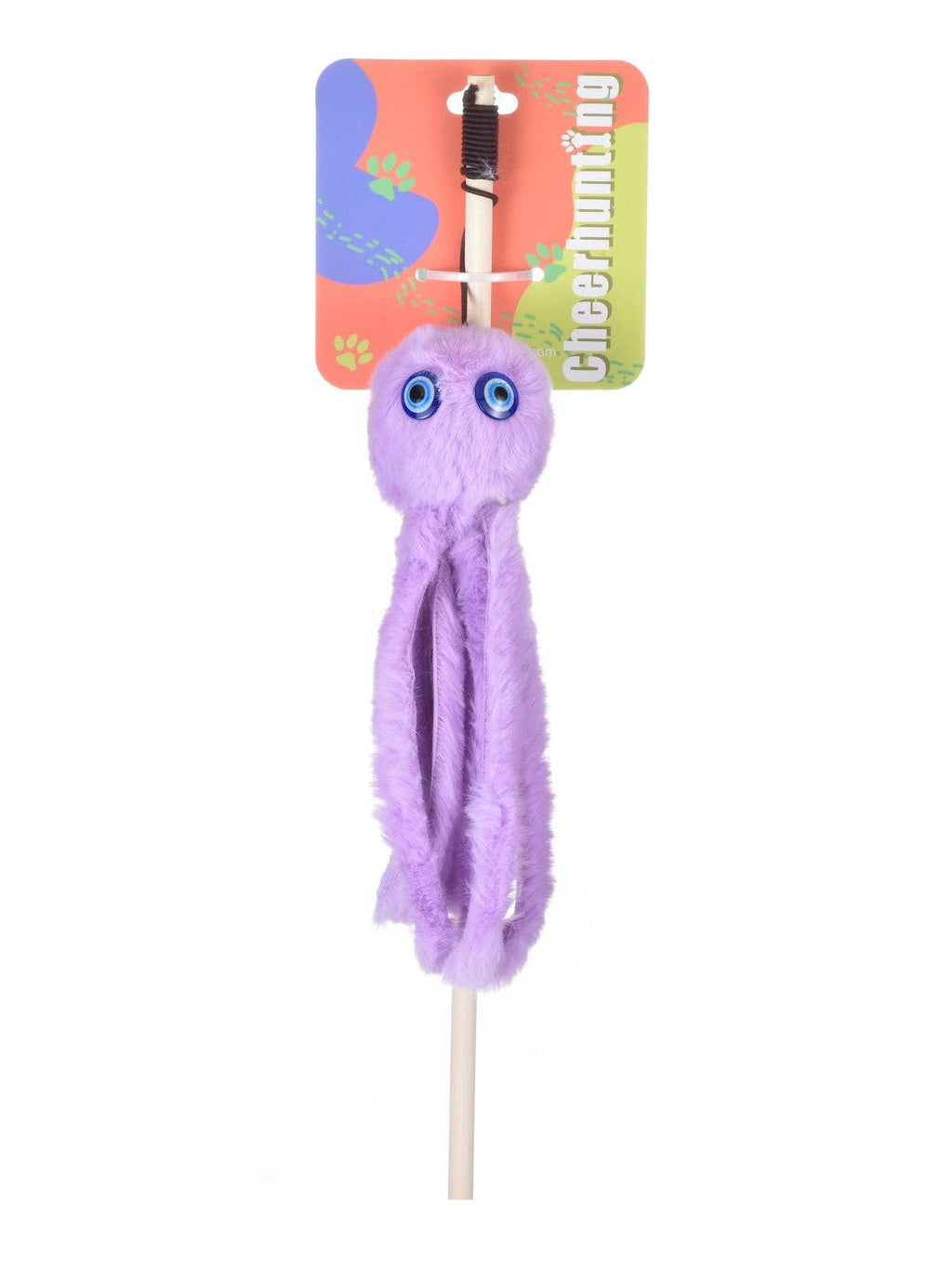 Moo - Octopus Cat Teaser Wand: Purple