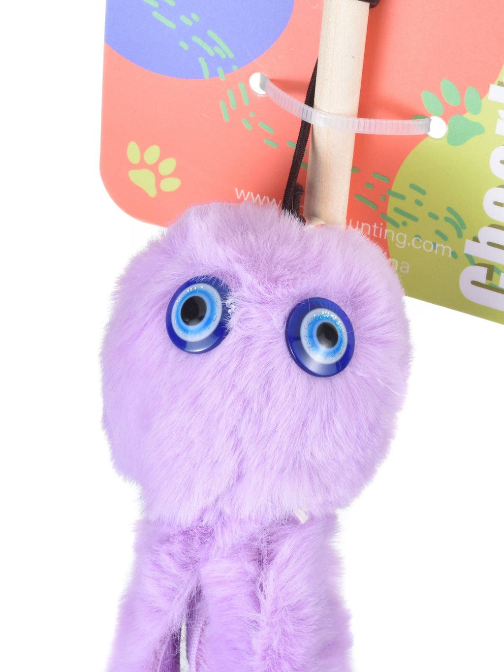 Moo - Octopus Cat Teaser Wand: Purple