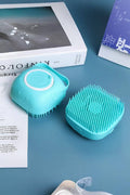 Silicone Pet Bath & Shampoo Brush – Blue