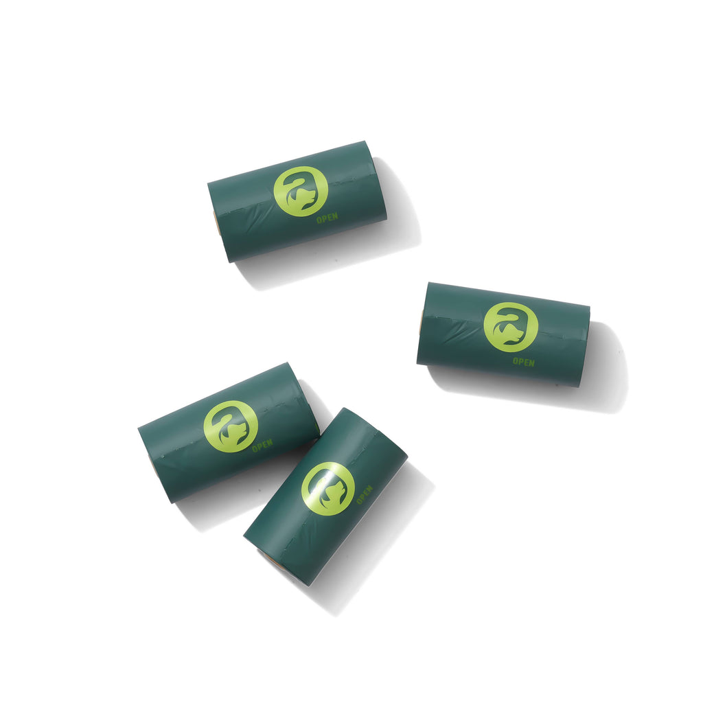 Greener Bark Compostable Dog Waste Bags - Single Rolls - Pine