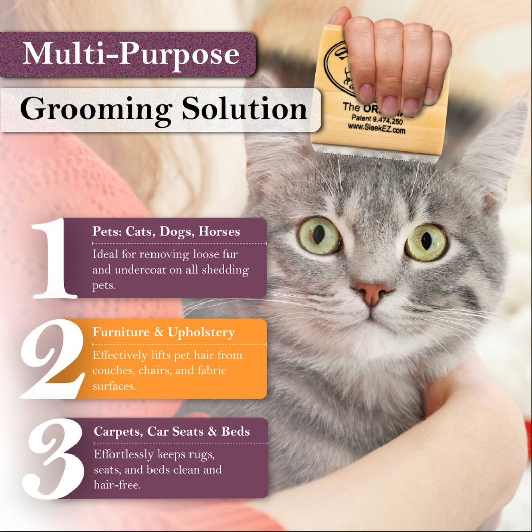 SleekEZ® 2.5” Cat Grooming Brush