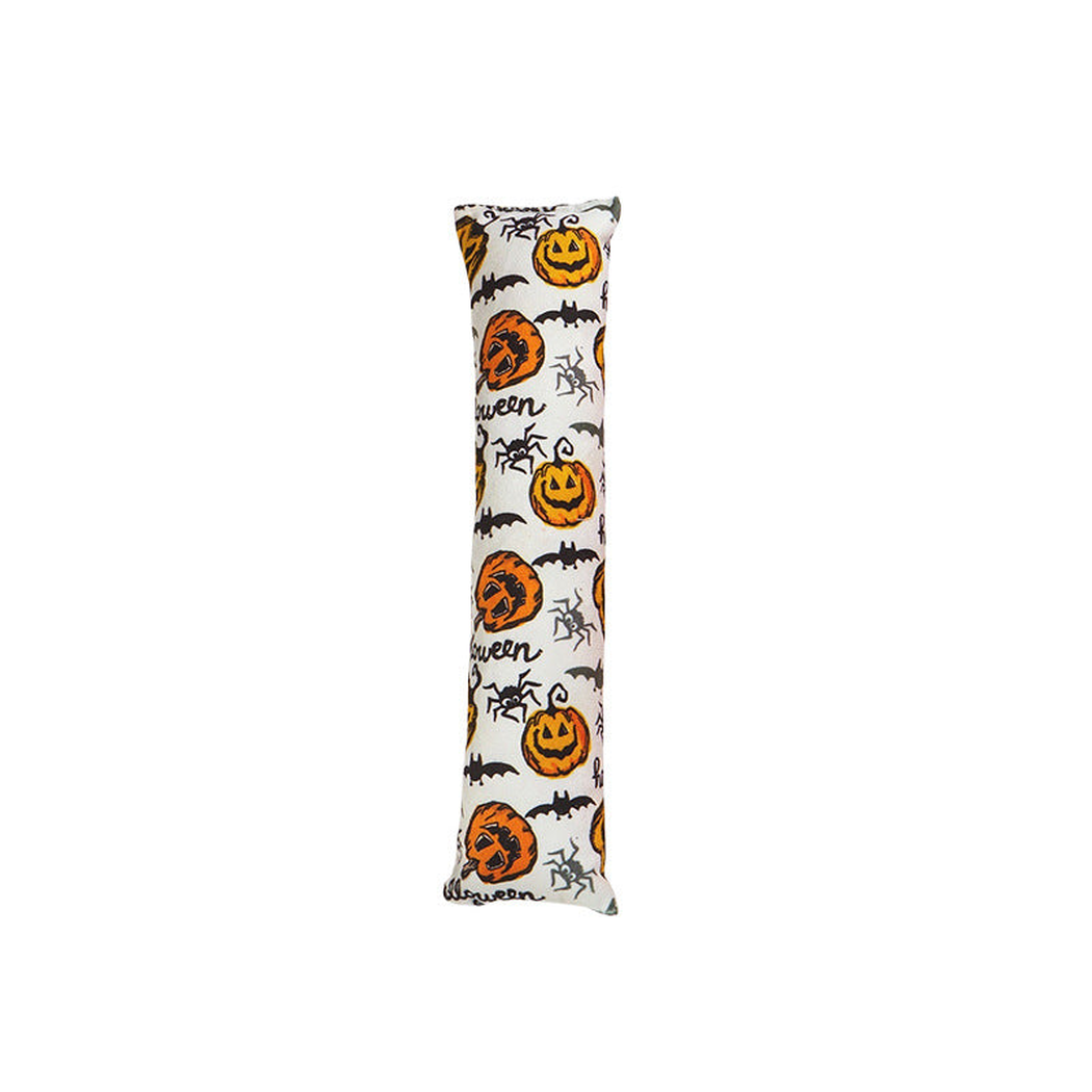 Moo - Halloween Print Long Kicker Cat Toy: Pumpkin