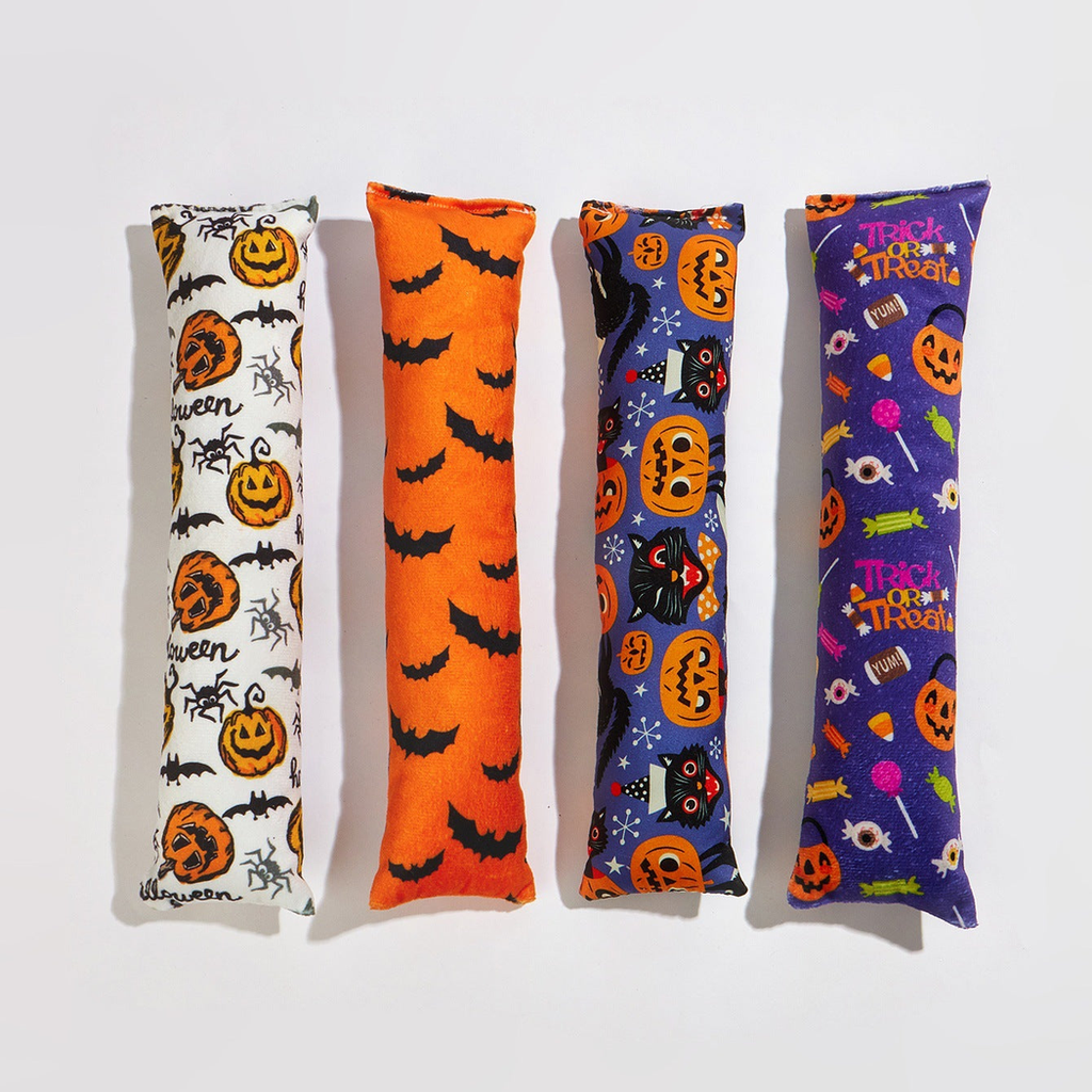 Moo - Halloween Print Long Kicker Cat Toy: Bat
