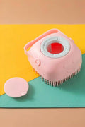 Silicone Pet Bath & Shampoo Brush – Pink