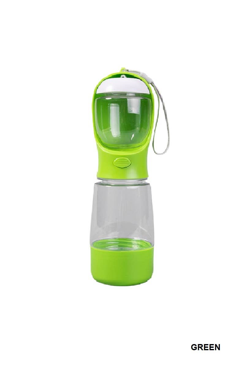 3-in-1 Pet Water Bottle – Green