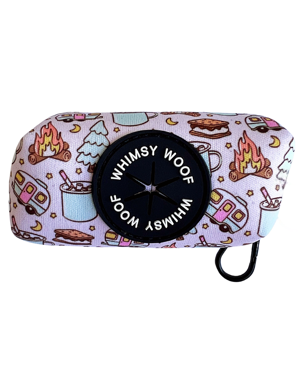 Whimsy Woof Camping Pups Dog Waste Bag Holder